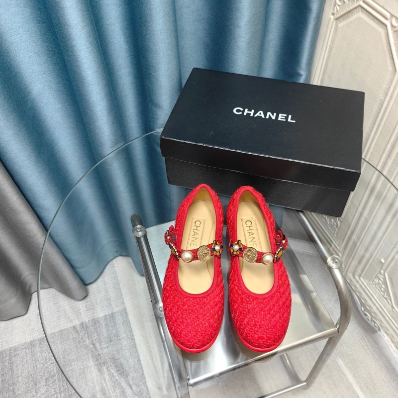 Ch*el flat shoes